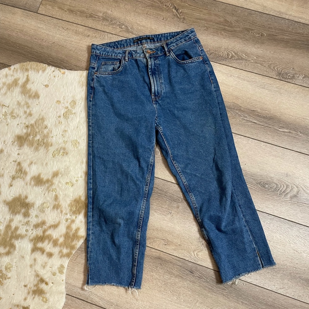 Zara Trafuluc denim mom jeans